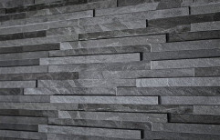 Grey Stone Mosaic Wall Tile, Thickness: 12mm