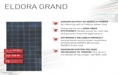 Hybrid Roof Top Vikram Solar Poly Module, For Commercial