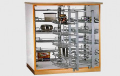 KP Stainless Steel Pull Out Kitchen Pantry