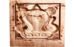 Kusum Timber Exterior Temple Carved Wooden Door