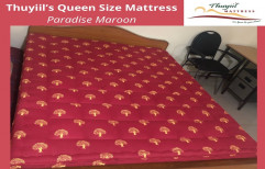 Maroon Queen Size Bed Mattress For Home, Thickness: 5 Inch