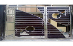 Modern Stainless Steel SS Hinged Gate, For Home