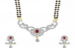 Party Wear Double Line Artificial Ladies Mangalsutra