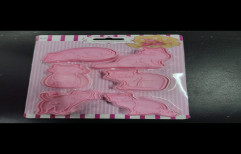 Pink Acrylic Fondant cookie cutter, For Cake, Size: 3.2 Inchi