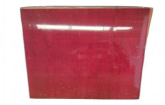 Polished Red PVC Laminated Bathroom Door, Design/Pattern: Plain