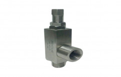Revolve Stainless Steel Angle Safety Valve, For Gas Industry
