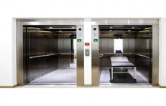 Reyon Polished Stainless Steel Hospital Elevator, Capacity: Upto 1768 Kg