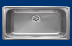 Single Silver Franke songle Bowl SS Kitchen Sink, Size: 25*20 Inch