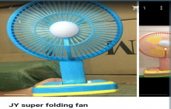 Sky Blue Solar Power Jy Super Folding Fan