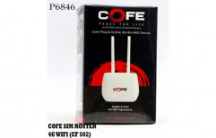 Wireless or Wi-Fi White COFE 4G SIM WIFI ROUTER (CF 502), 300 Mbps