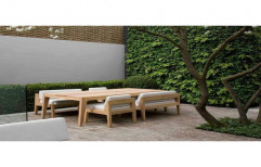 Wooden Outdoor Cafe Dining Furniture