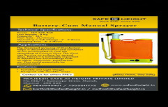 Battery Cum Manual Sprayer, 7kg