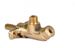 Brass Low Pressure Gas Valve 100 Grams, For Domestic, Size: Big And Small