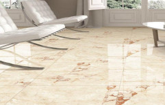 Brown Ceramic Vitrified Floor Tiles, Thickness: 10-15 mm, Size: 60 * 60 in cm