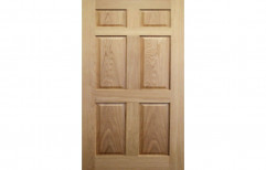 Brown Polished Wooden Panel Door