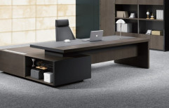 Brown Wooden Modular Director Table, For Office