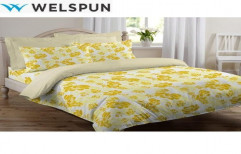 Cotton floral print Double Welspun Bed Sheet And Towel
