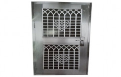Modern Stainless Steel Hinged Gate, For Home
