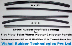 EPDM Rubber Beading For Flat Plate Solar Water Heater Panels