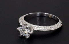 Lab Grown Diamond Jewellery Cvd Diamond Jewellery , Solitair Ring,