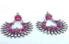 Ladies Stone Earring Set