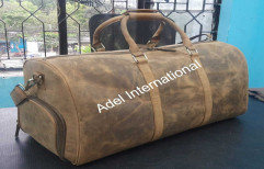Leather Vintage Buffalo Hunter Gym bag with shoe compartment