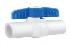 Manual White UPVC Ball Valve, Size: 15 mm To 150 mm