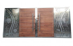 Modern Stainless Steel Main Gate, For Home