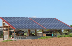 Mounting Structure Off Grid Solar Power Plant, For Commercial, Capacity: 10 Kw