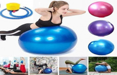 Multicolor Rubber Yoga Gym Balls, For Household