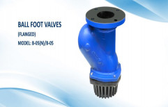 Normex Ball Foot Valves (Flanged), Valve Size: 15 mm - 100mm