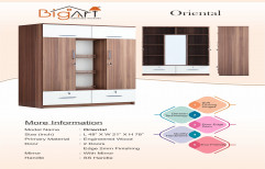 Oriental wooden Rotate Wardrobe