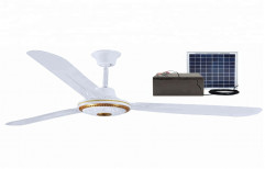 Plastic/Fibre Solar Ceiling Fan, 12, Circular Area 4 Sq. Foot