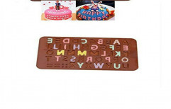 Silicon ABCD Chocolate Mould, For Cake, Size: Free
