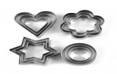 Silver Cookie Cutter Stainless Steel, For Bakery
