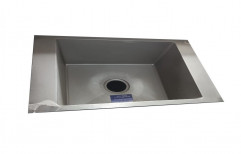 Silver Single Bowl Stainless Steel Kitchen Sink
