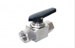 Stainless Steel Two Way Ball Valves Three Piece, Size: 1/8" To 1"