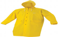 Unisex Yellow PVC Raincoat
