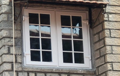 7.2 mm UPVC French Window With Georgian Bar, 4 X 3 Feet