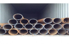 Black Round Mild Steel Seamless Pipe, Packaging Type: Loose