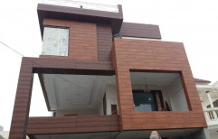 Brown Matte Exterior HPL Cladding, Thickness: 6 mm