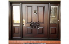 Brown Residential Wooden Door, For Home