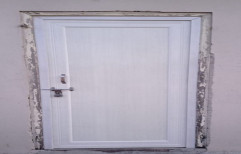 Color Coated White PVC Bathroom Door, Design/Pattern: Plain