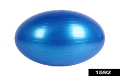 D1592 Anti-Burst Exercise Heavy Duty Gym Ball (Multicolour) (75Cm) (No Box & No Pump)