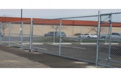 Iron Chain Link Fence Gate