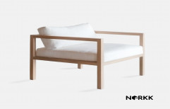 Narkk Brown Lounge Chair, For Home