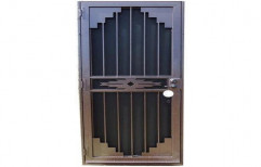 Polished MS Design Door, For Home, Thickness: 6mm