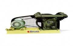 Relief Single and Two Stage Dry Vacuum Pump, Max Flow Rate: Up To 55 Cubic Meter Per Hour