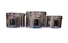 Steel Finish Stainless Steel SS Deep Kitchen Container, Capacity: 1 - 5 Kg, Size: 10-18
