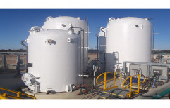White Chemical Storage Tanks